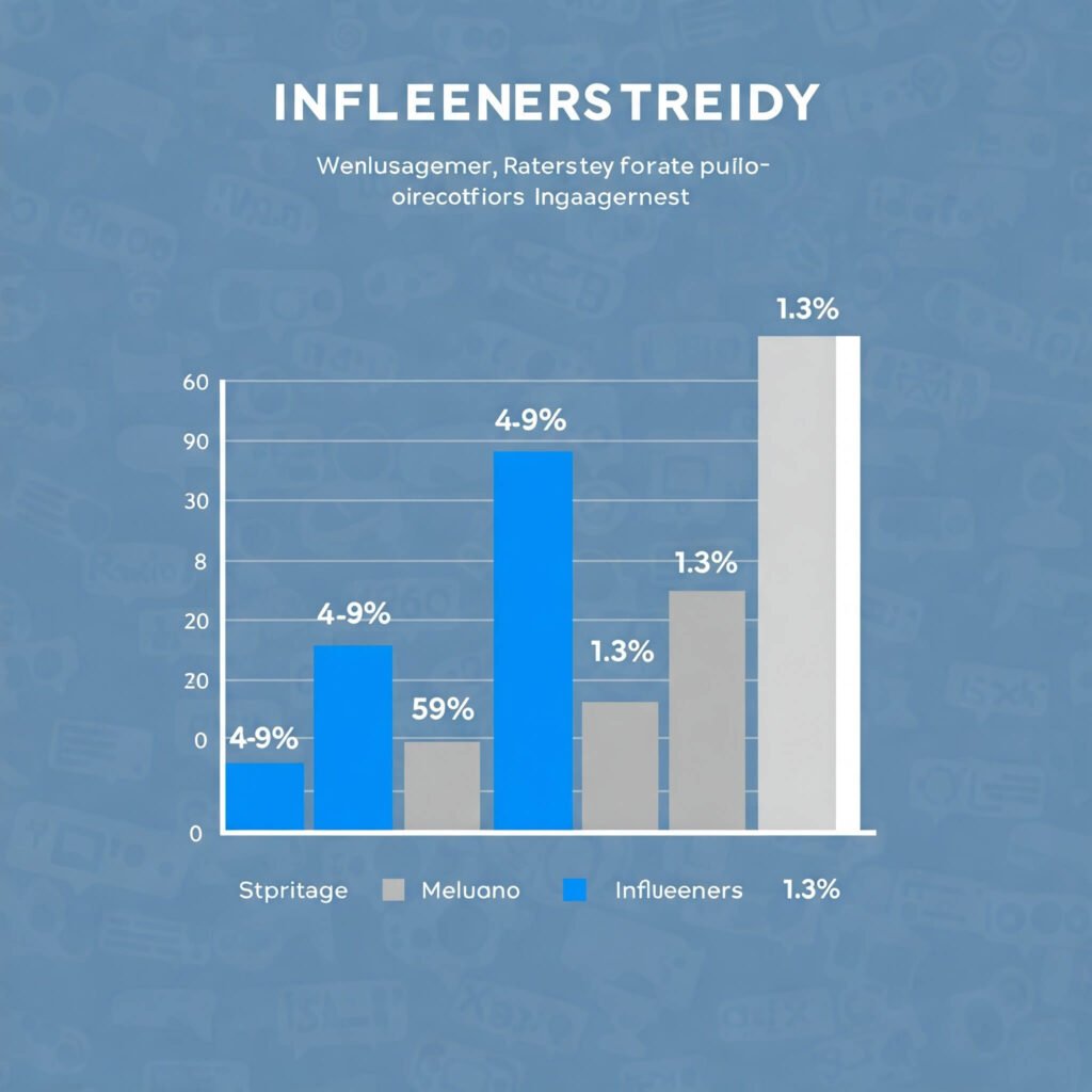 Micro vs. macro influencer engagement rates
