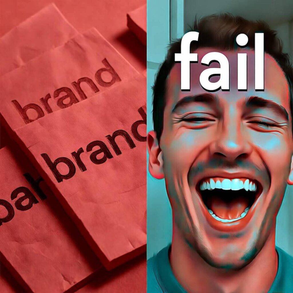 My epic flops with influencer tools, captured in a self-deprecating US mirror moment.