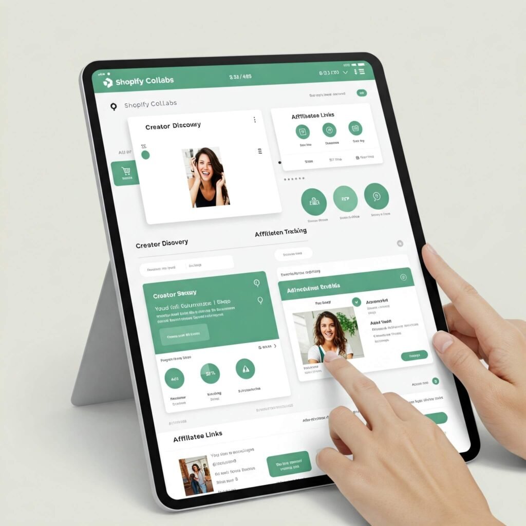 Shopify Collabs dashboard