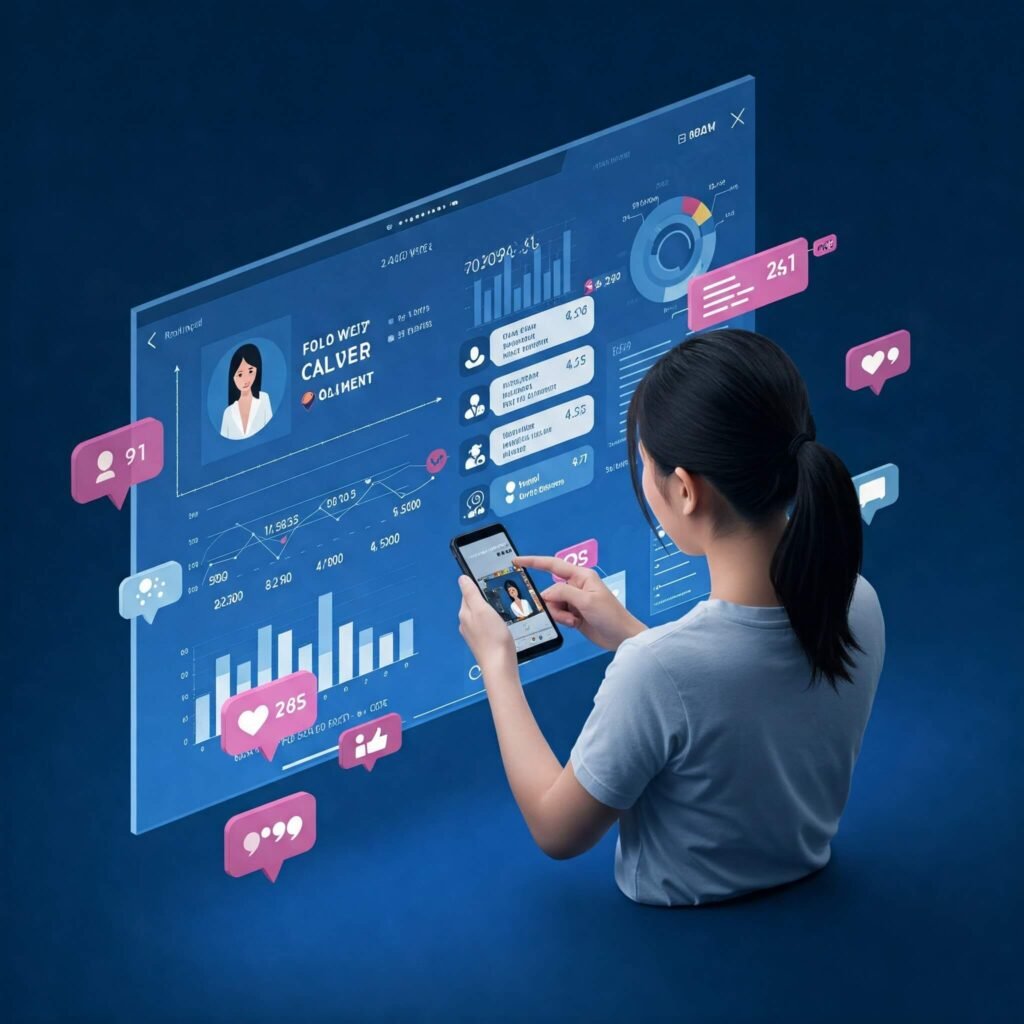 Social Media Growth Dashboard