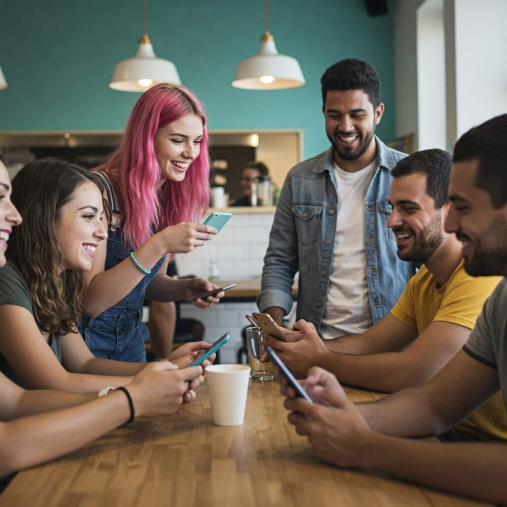 Cafe Social Media Interaction