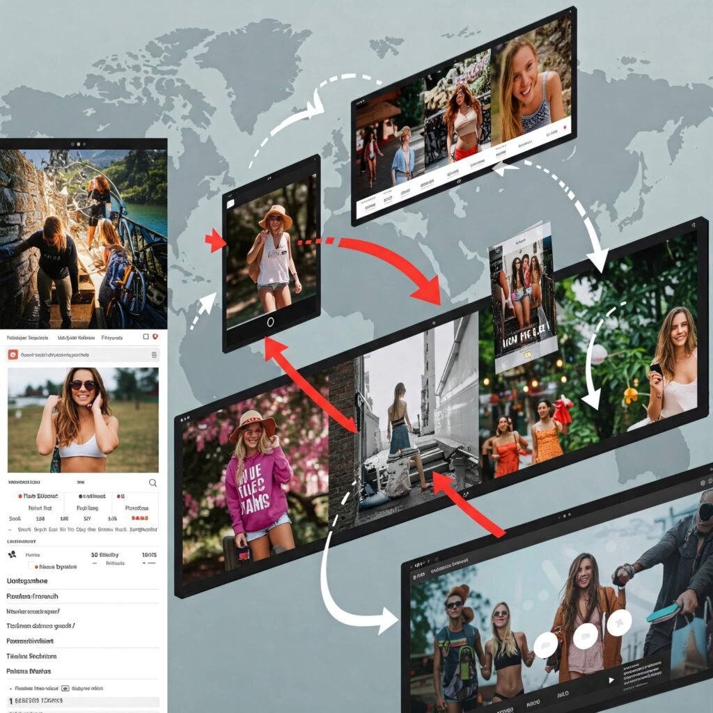 Influencer content repurposing