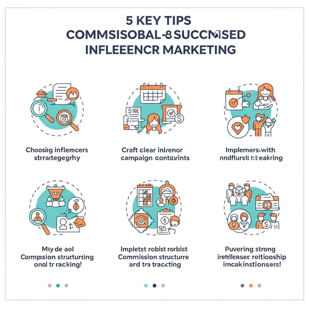 5 tips for commission-based influencer marketing.