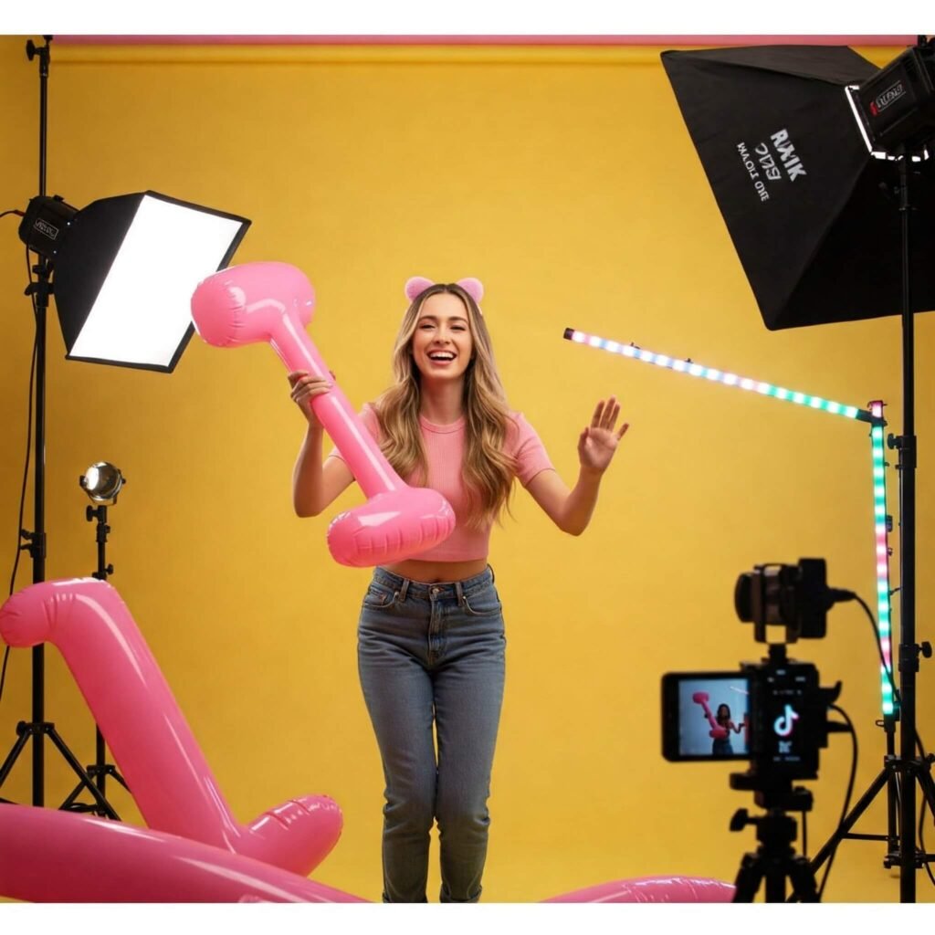 Pink & Yellow Content Studio