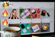 Step-by-Step Guide to Building a Winning Influencer Strategy Cluttered laptop with chaotic Instagram feed, chipped "Boss Babe" mug, crumpled hashtag Post-it.