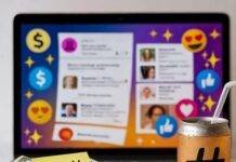 Paid Influencer Campaigns: How Much Should You Charge? Chaotic laptop screen, dollar bills with "Worth It?" note, half-drunk energy drink, emojis.