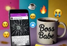Influencer Management Agencies vs DIY: Which Is Better? Messy desk with cracked phone, chipped "Boss Babe" mug, #InfluencerFail note, colorful emojis.
