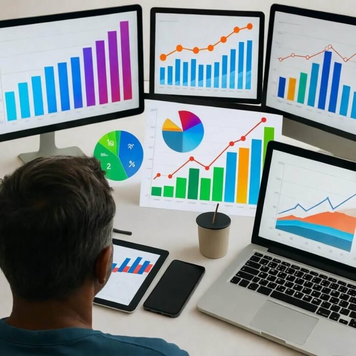 Vibrant impressionist scene of influencer marketplaces bridging creators and brands with glitchy humor. Vibrant impressionist scene of influencer marketplaces bridging creators and brands with glitchy humor.