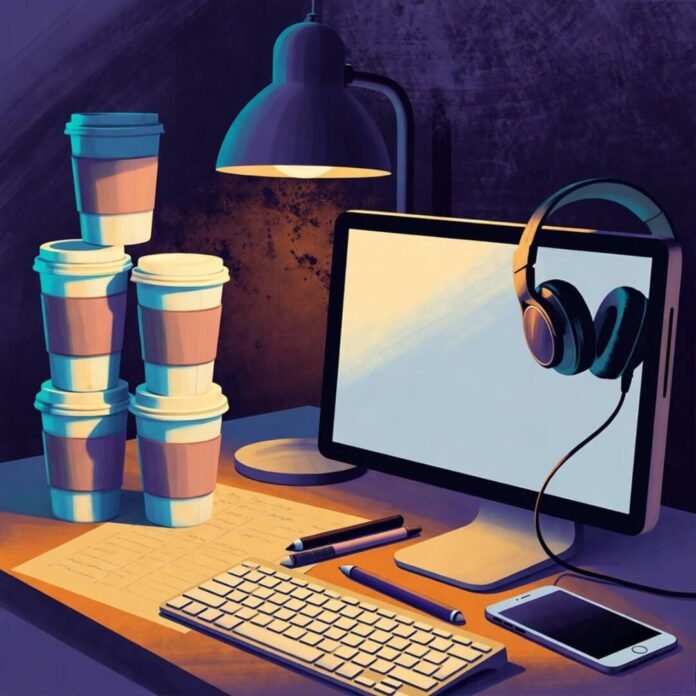 Vibrant retro desk scene capturing the chaos of micro influencer platforms in 2025. Vibrant retro desk scene capturing the chaos of micro influencer platforms in 2025.