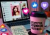How to Manage Influencer Campaigns Without Losing Your Mind Cluttered desk with laptop, spilled coffee mug, sticky note, and emoji stickers.